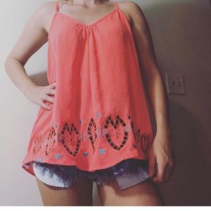 Vanity tank top size Large